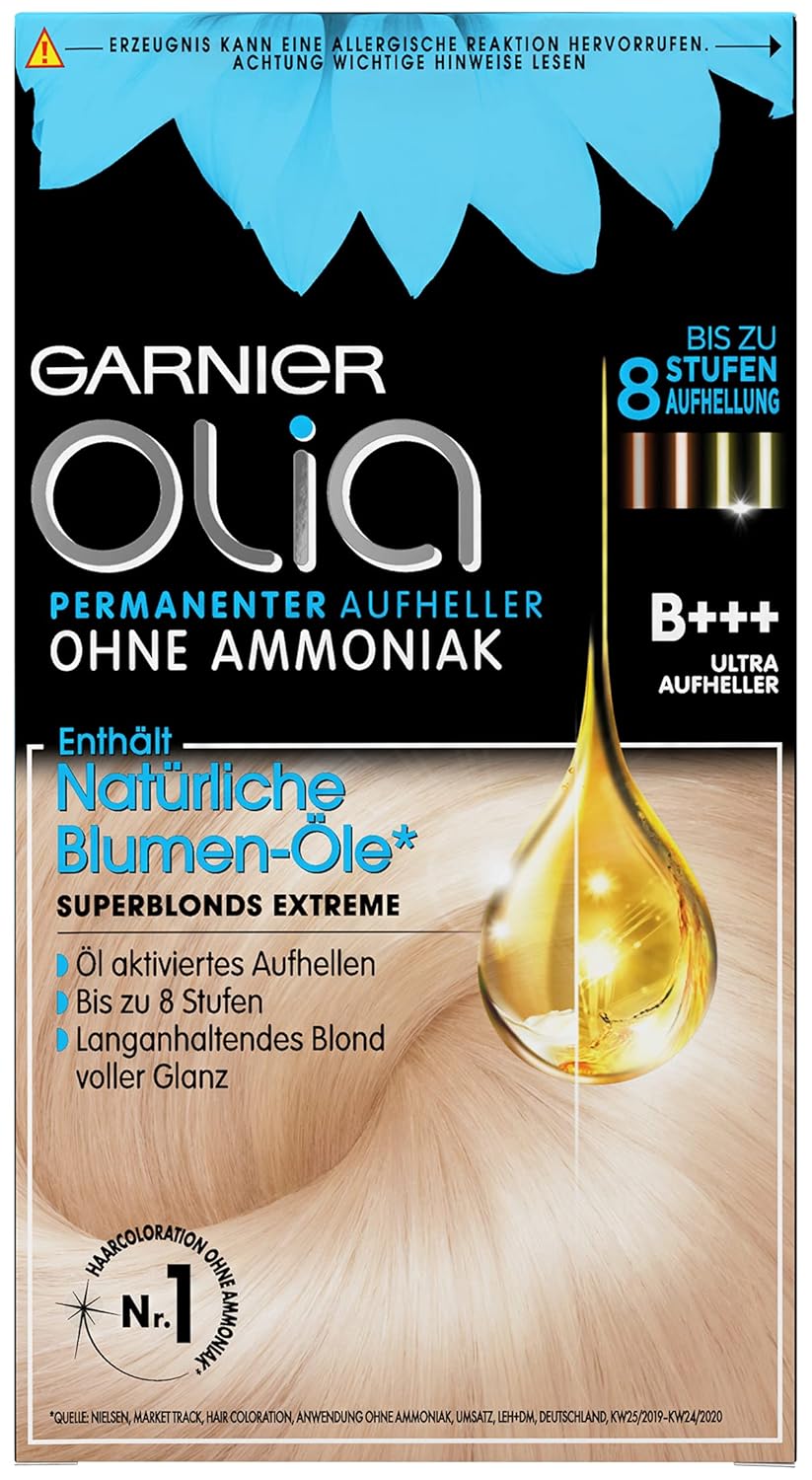 Garnier Olia rozjasňovač vlasov, B+++ 8 úrovní zosvetlenia