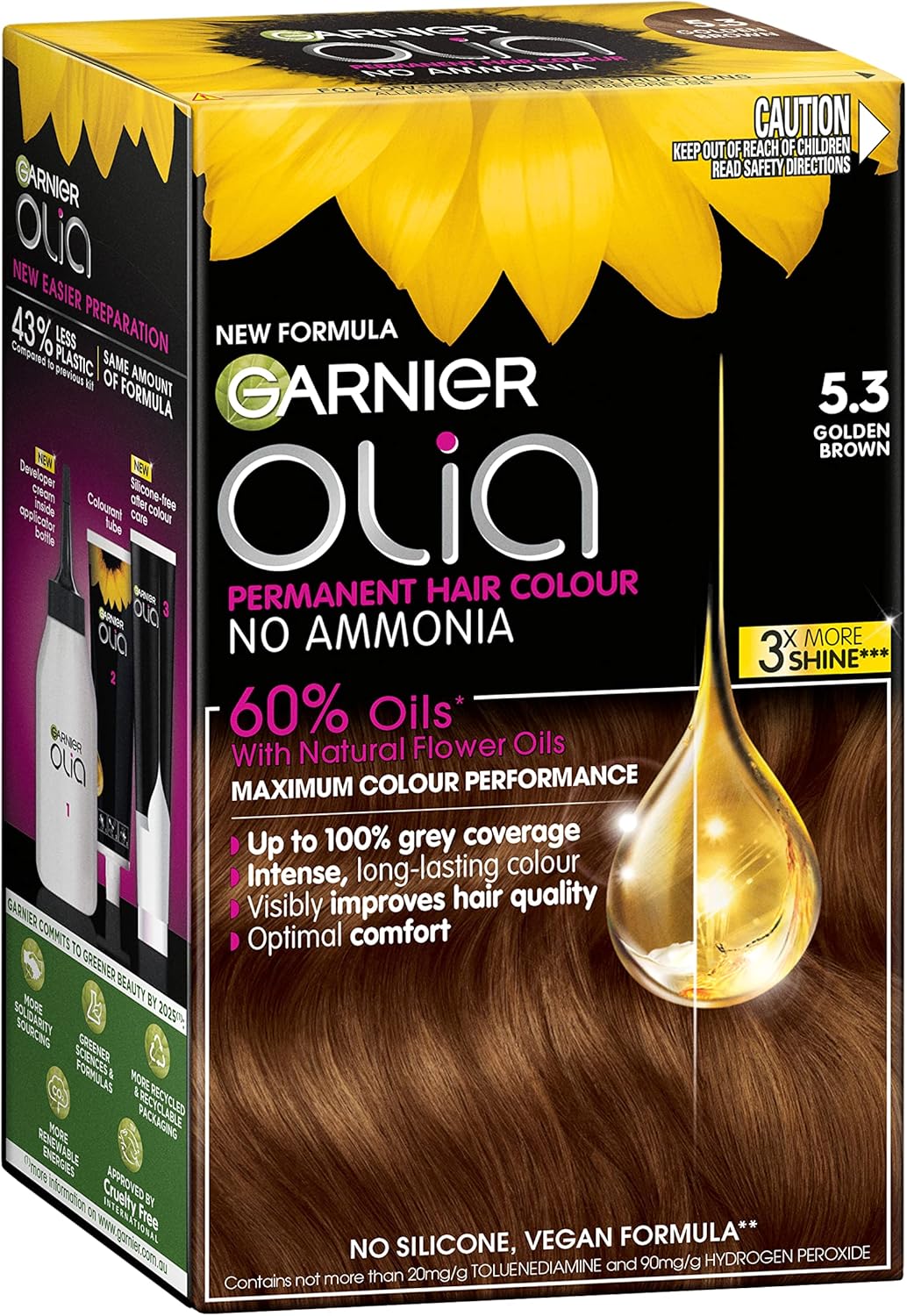 GARNIER - Olia - 5.3 Zlatohnedá