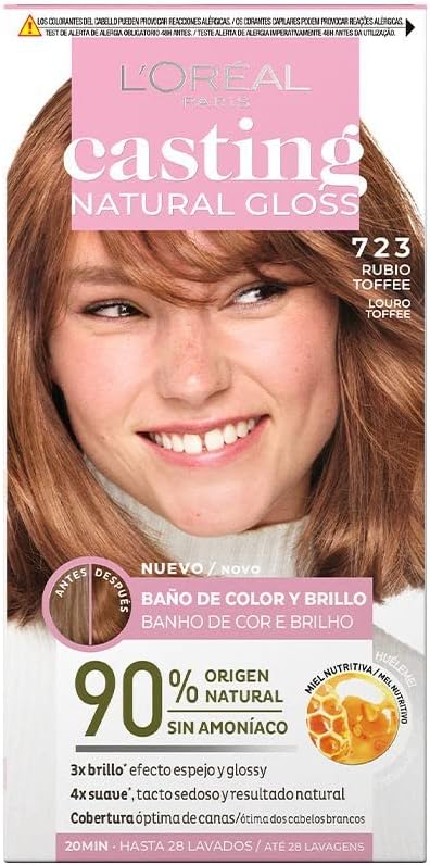 L'Oréal Paris Casting Natural Gloss semipermanent farba - 723 blond karamel