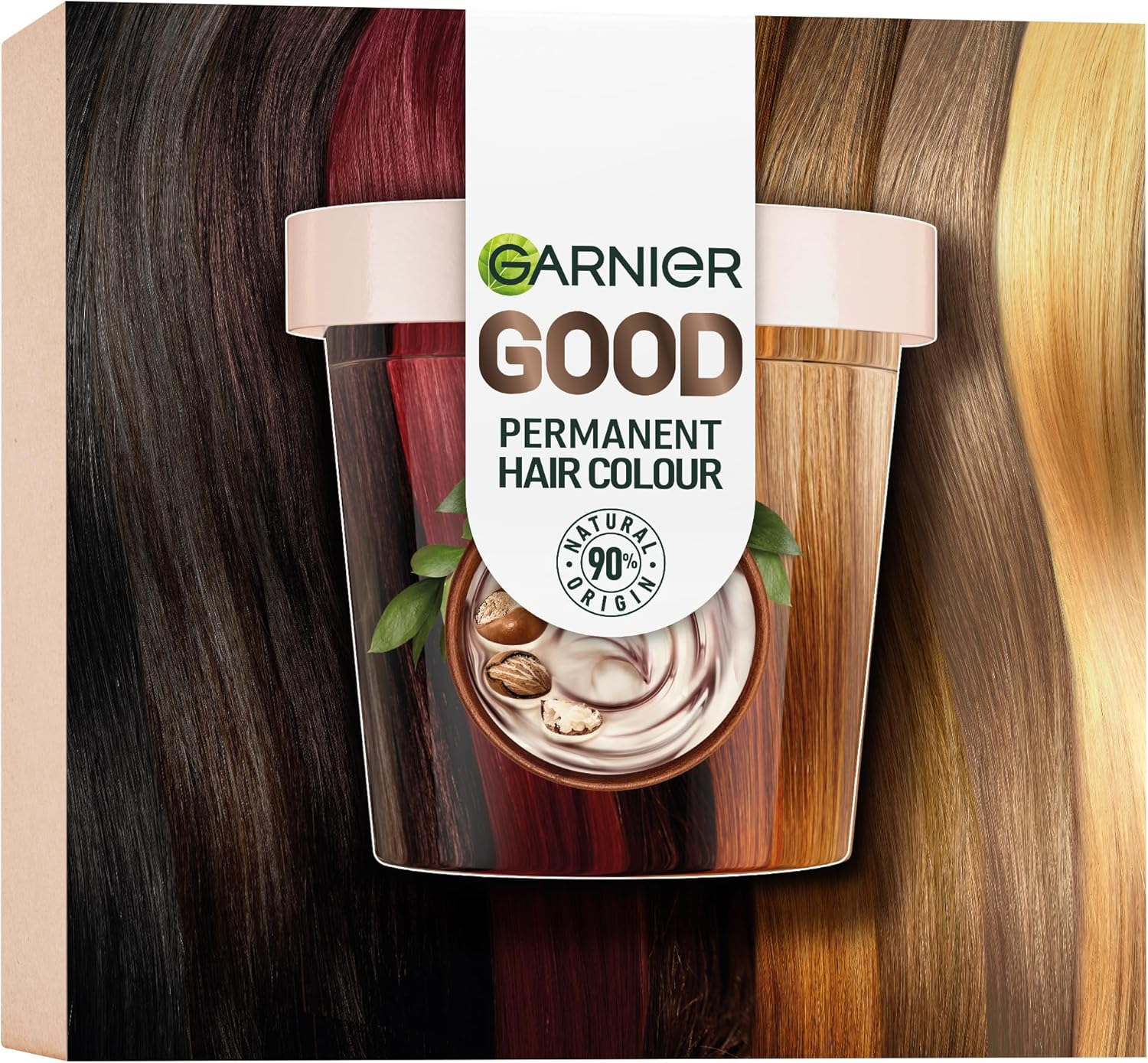 Garnier Good Permanentná farba na vlasy Premium Starter Kit, 4.0 Kakaovo hnedá