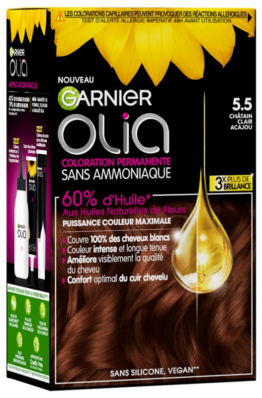 GARNIER - Olia - 5.5 Mahagónovo-svetlý gaštan