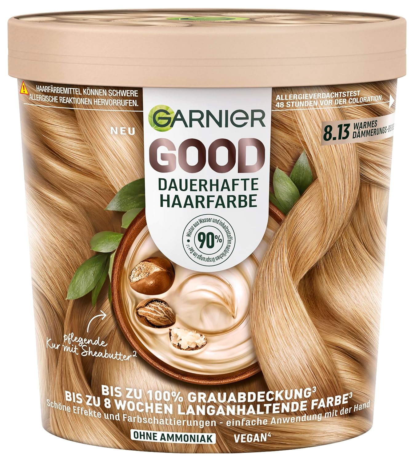 Garnier Good Permanentná farba na vlasy, 8.13 Teplá béžová 160 ml