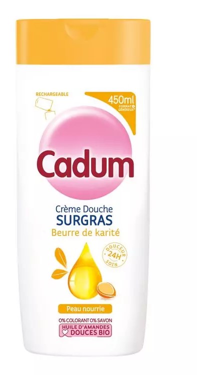 CADUM Sprchový gél s bambuckým maslom 450ml