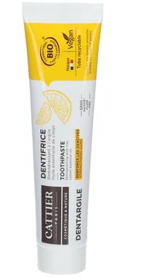 Cattier Dentargile Remineralizujúca zubná pasta s organickým citrónovým ílom 75ml
