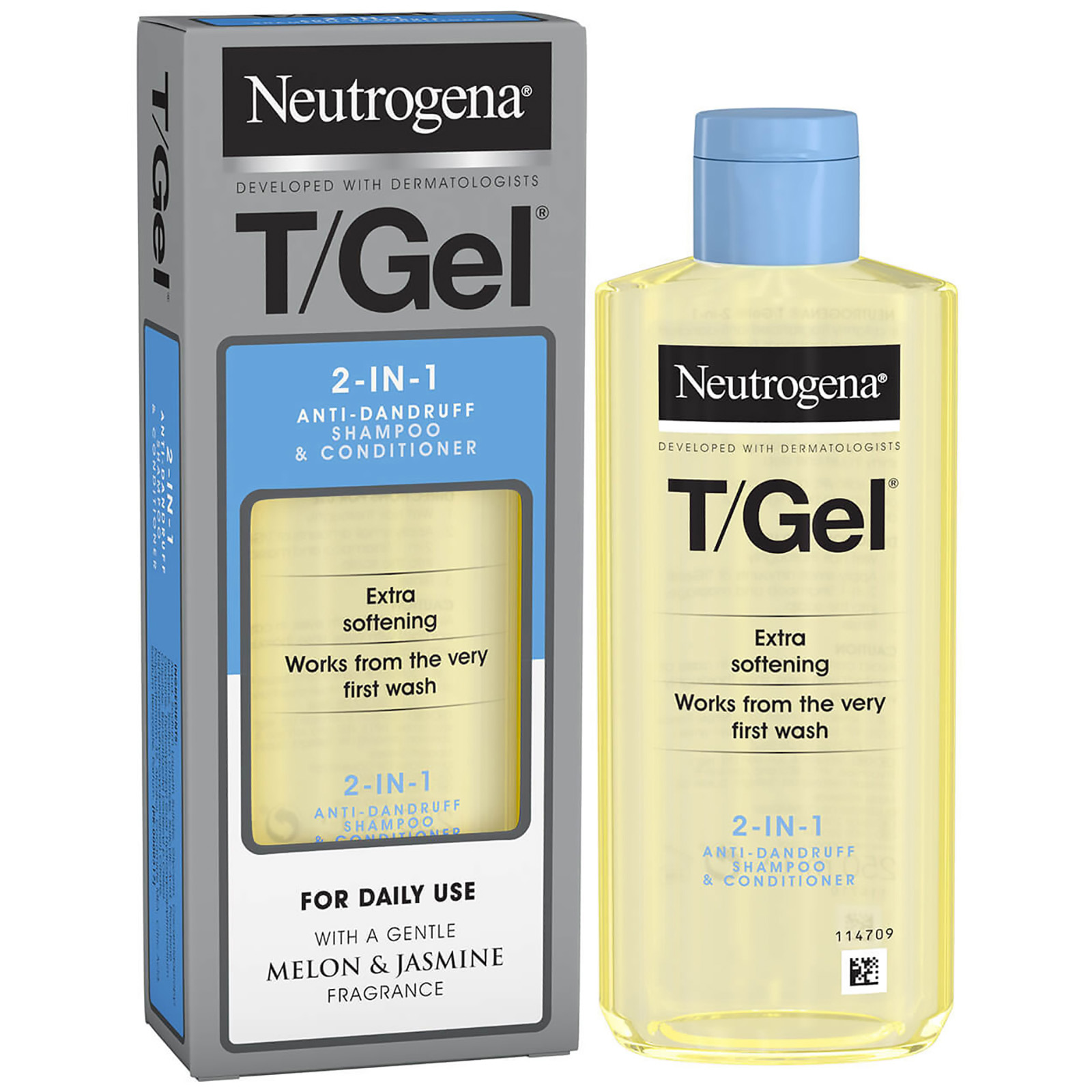 NEUTROGENA T/Gel 2 v 1 šampón a kondicionér proti lupinám 250 ml