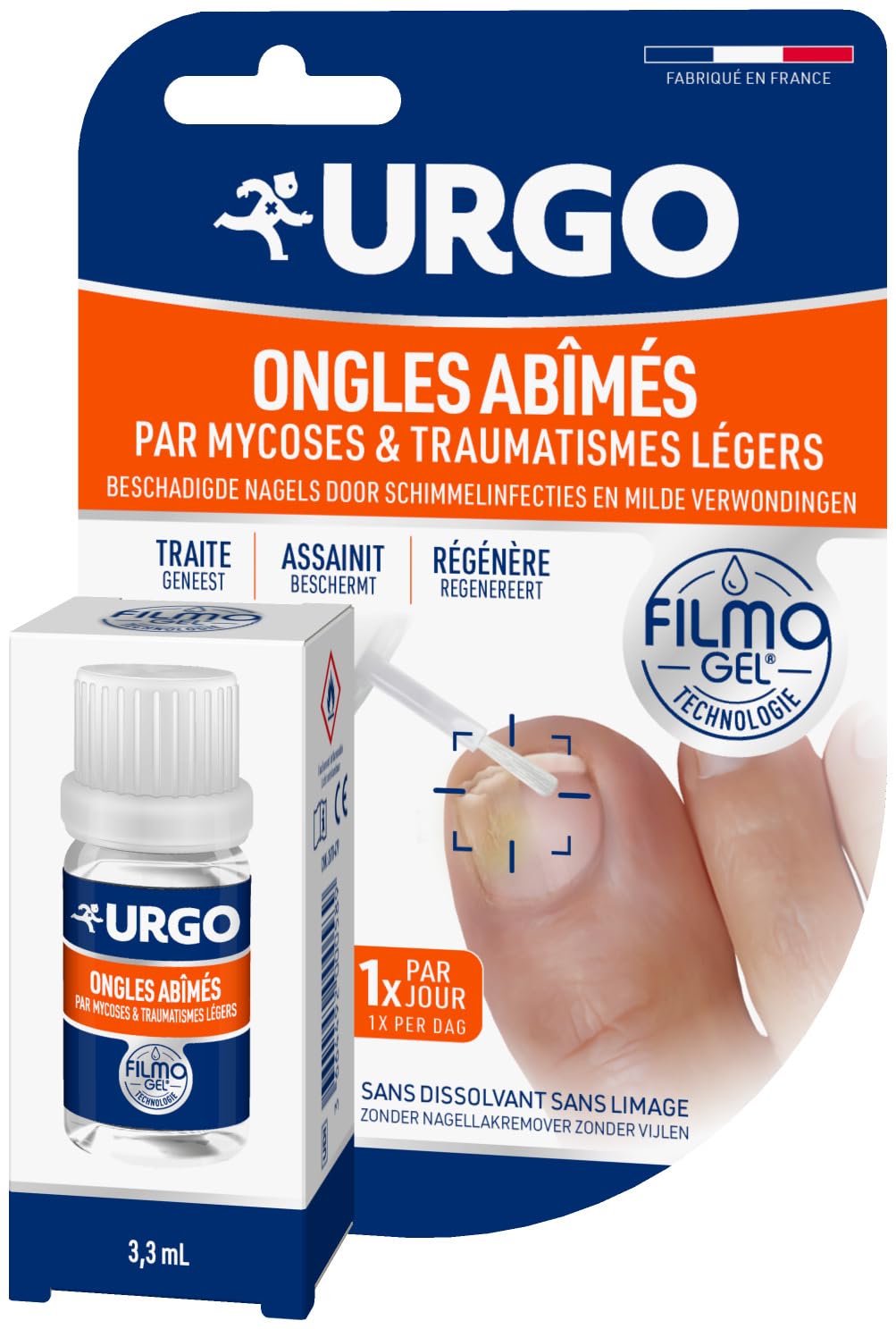 URGO Poškodené nechty 3,3 ml