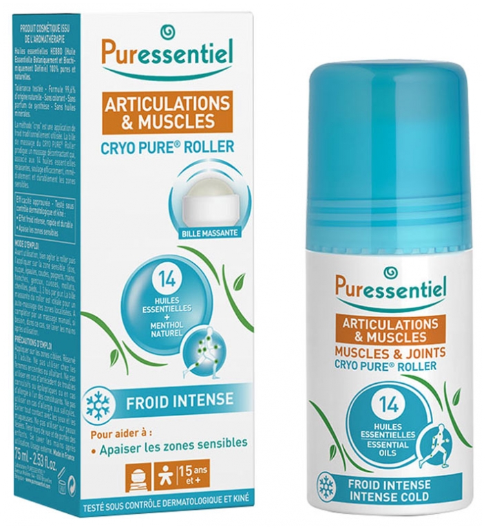 Puressentiel Roll-on menthol na unavené svaly a kĺby,75ml kúpite na Nakupujzdravo.sk
