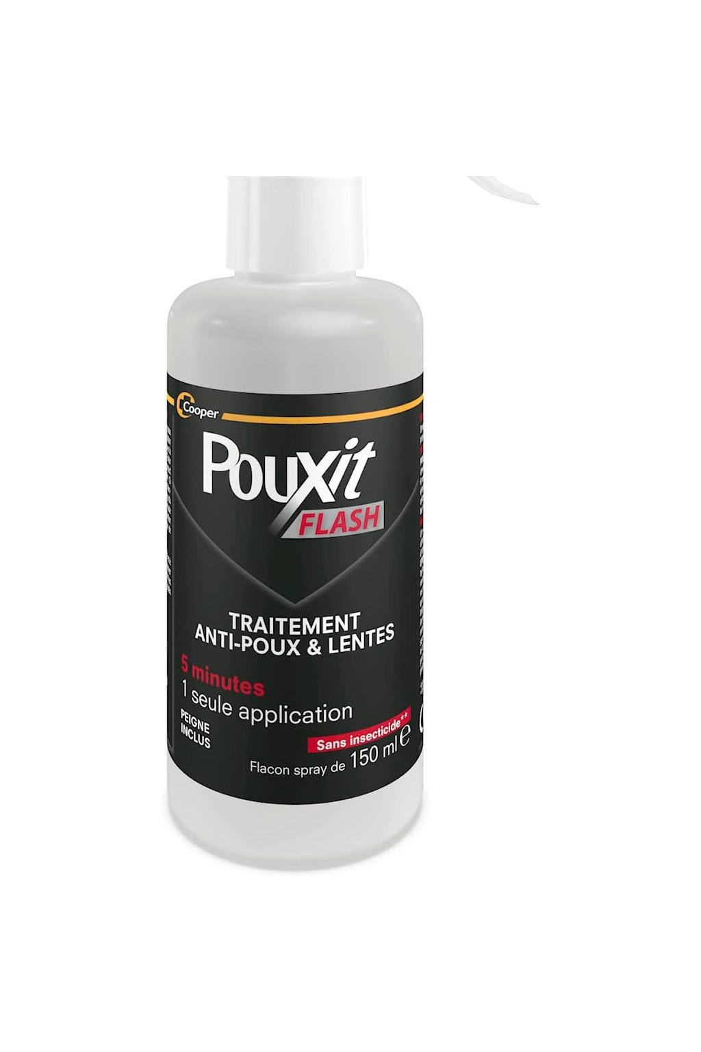 POUXIT - Flash - Sprej proti všiam a hnidám 150ml BEZ rozprašovača!