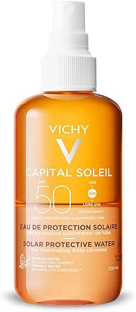 Vichy Vichy, Capital Soleil, Rozjasňujúca ochranná telová voda na opaľovanie, SPF50, 200 ml kúpite na Nakupujzdravo.sk