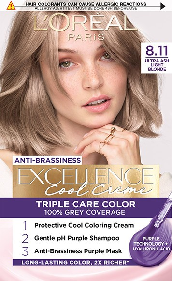 L'Oréal L’Oréal Paris farba na vlasy - EXCELLENCE Cool Cremes - 8.11 Ultra Ash Light Blonde