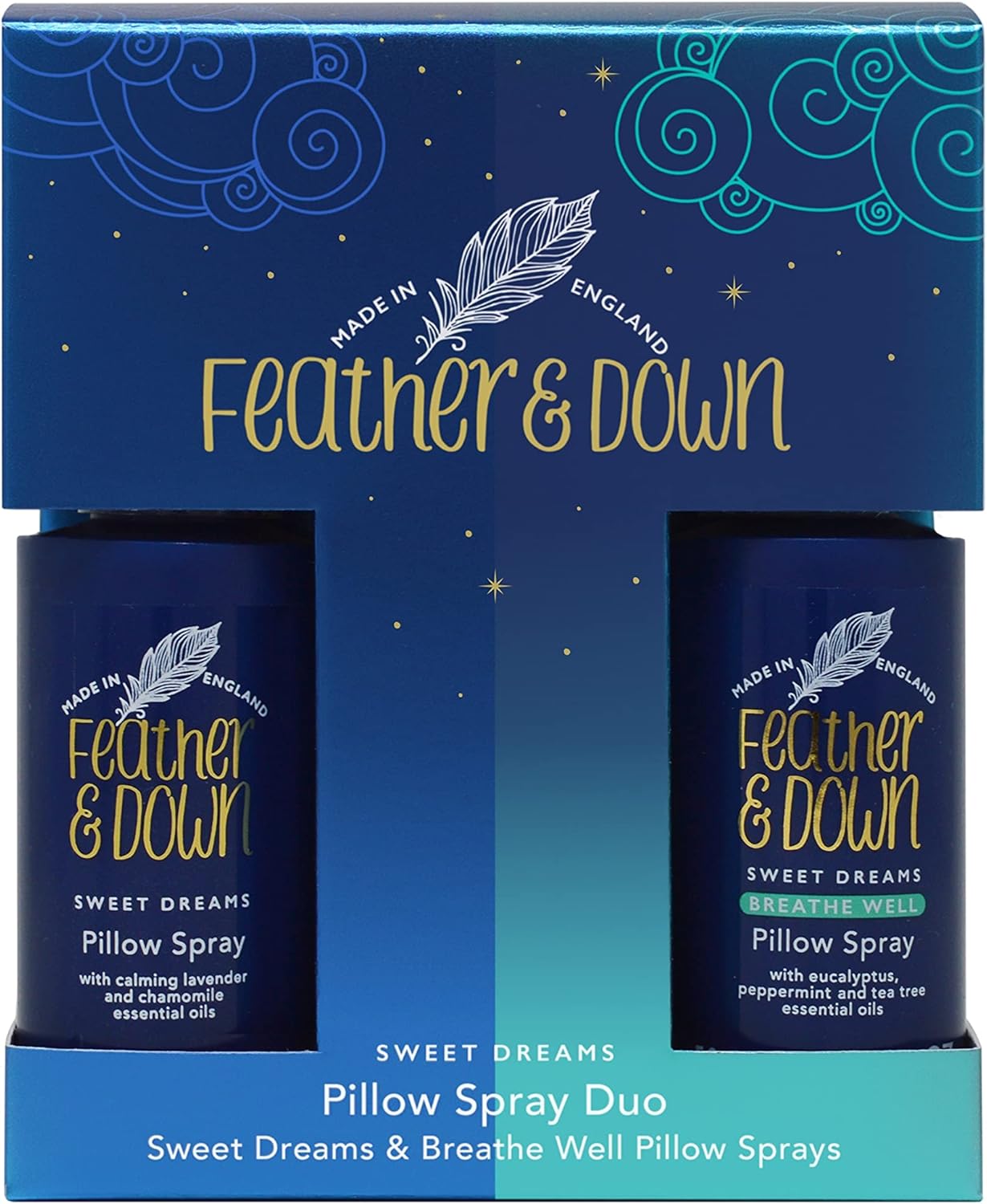 Darčeková sada spreja Feather & Down Sweet Dreams & Breathe Well 50 ml x 2ks