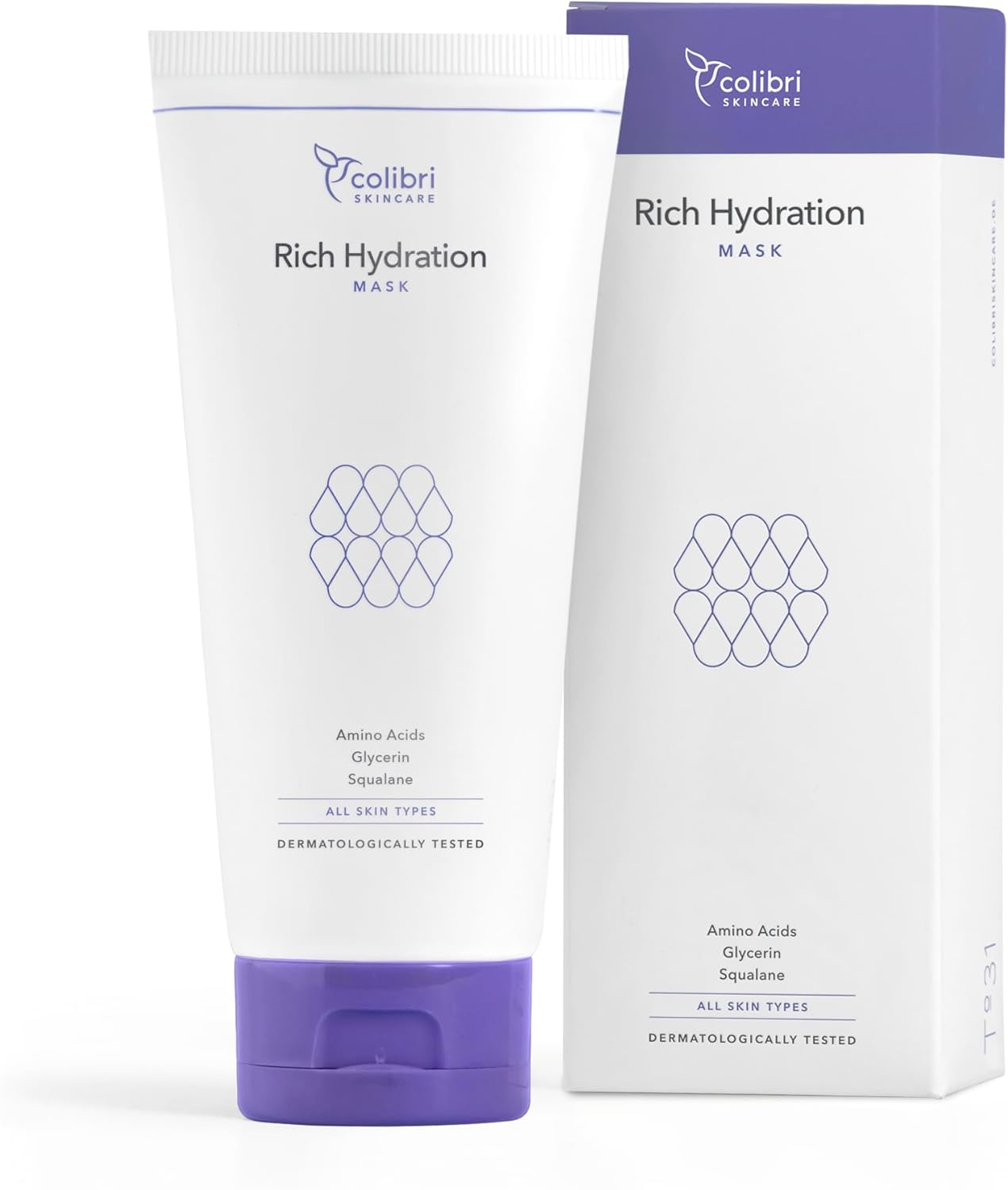 Colibri skincare Rich Hydration Mask 150ml - Hydratačná pleťová maska