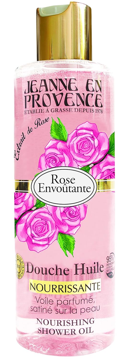 Jeanne en Provence Ružový sprchový olej 250 ml