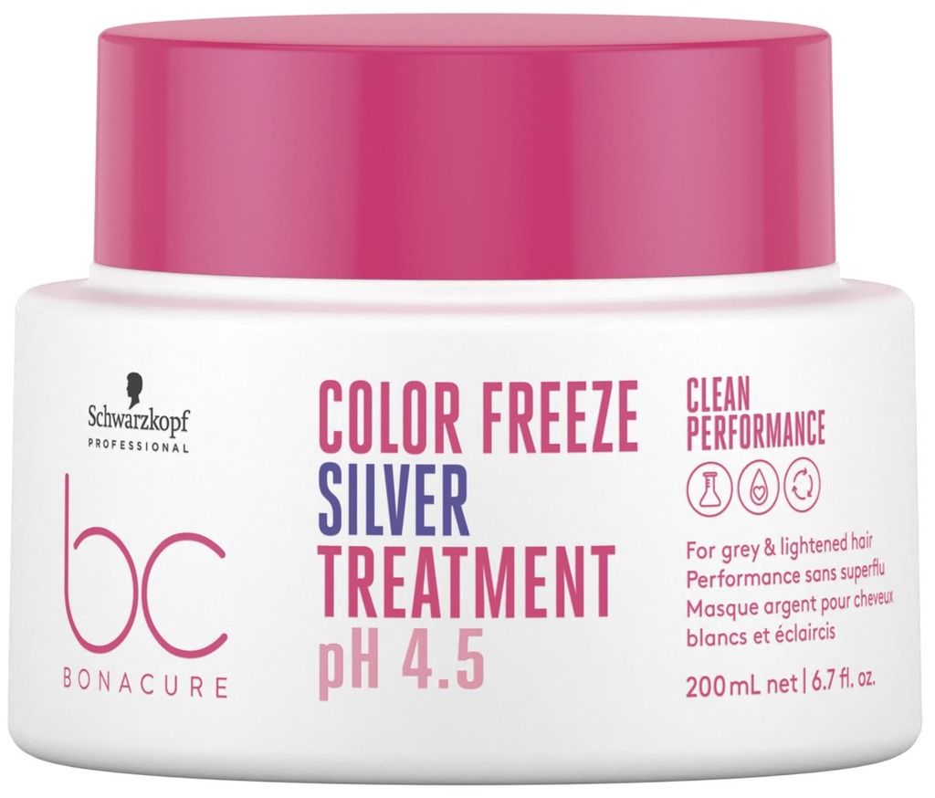 Schwarzkopf BC Bonacure Color Freeze Silver Treatment pigmentovaná regeneračná kúra 200 ml