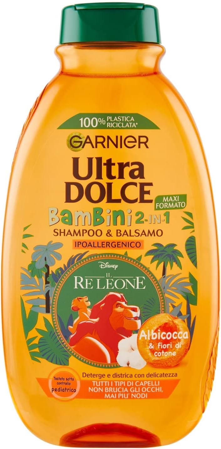Garnier Ultra Dolce Bambini 2v1 Šampón a balsam 300 ml