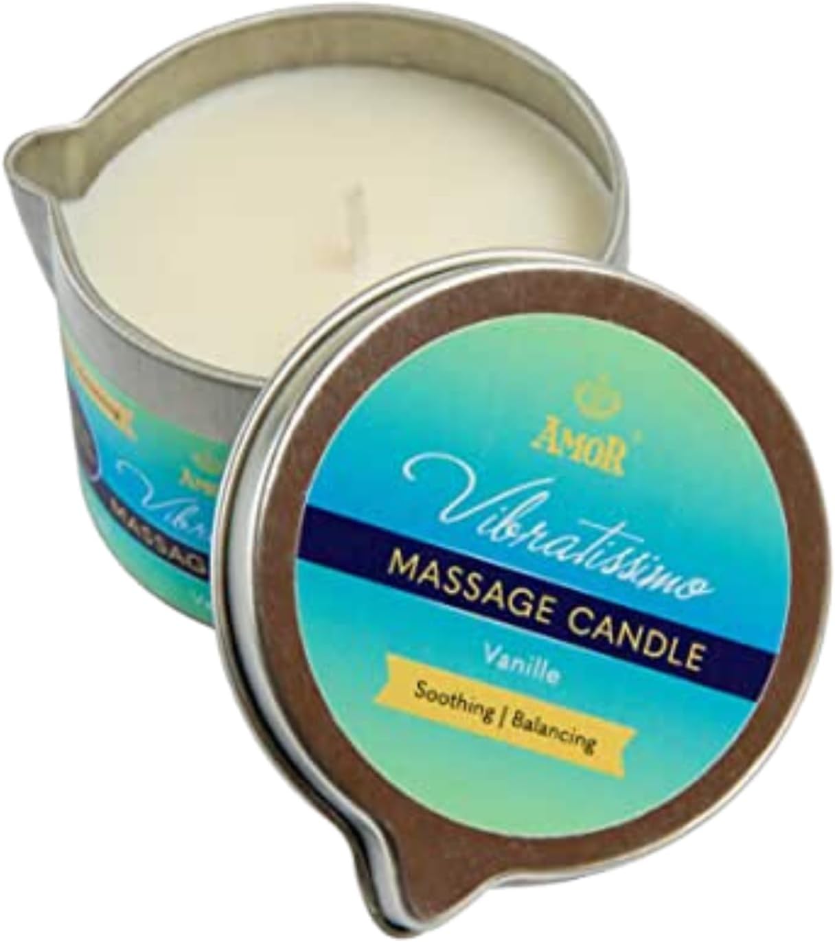 Amor VIBRATISSIMO Vanilková masážna sviečka 50 ml