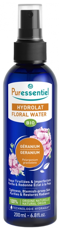 Puressentiel Organický hydrolát z pelargónie 200 ml