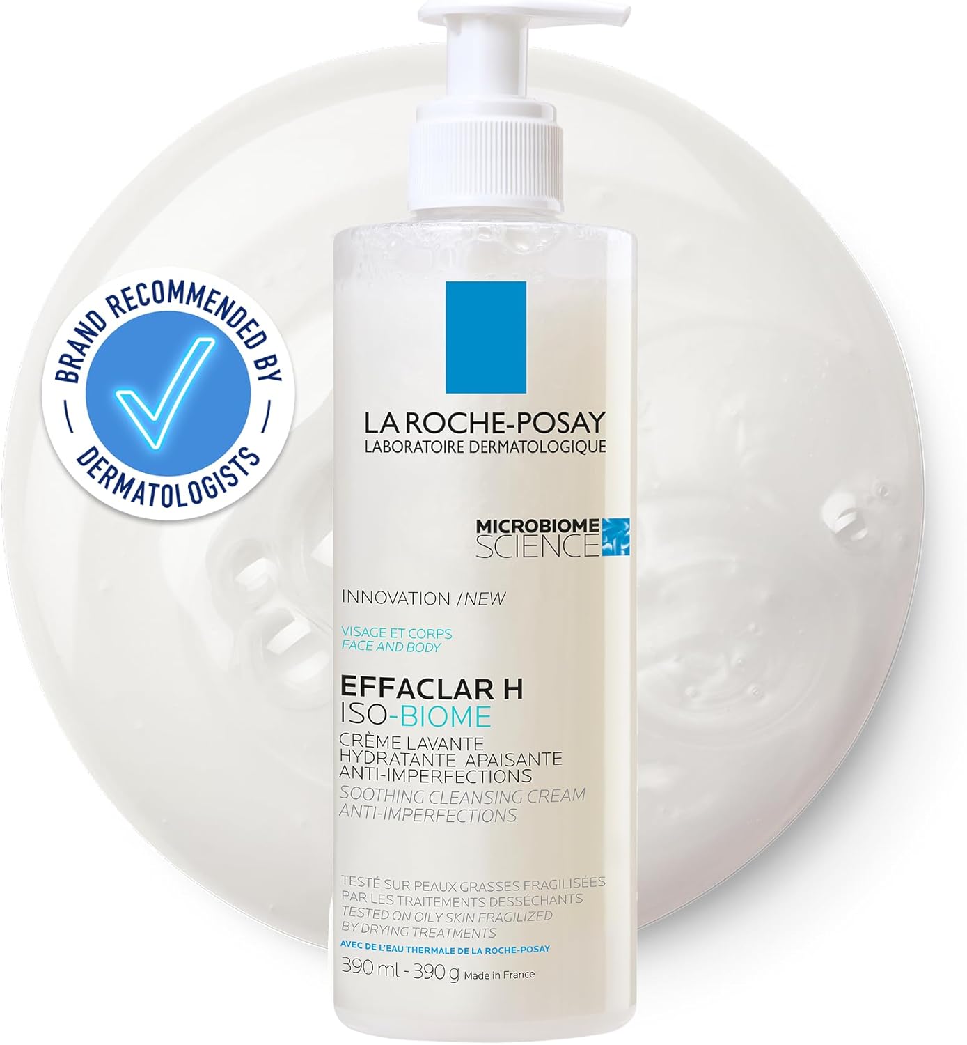 La Roche-Posay Effaclar H Iso-Biome čistiaci krém 390 ml kúpite na Nakupujzdravo.sk