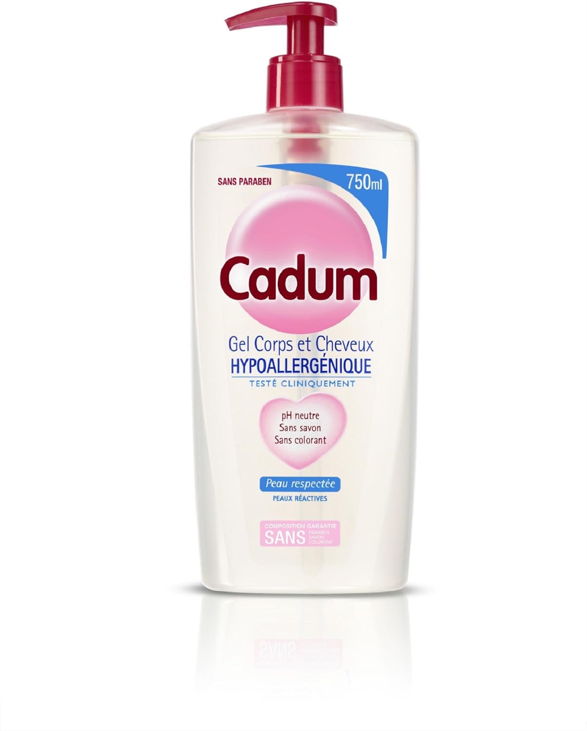 Cadum Hypoalergénny gél na telo a vlasy 750 ml