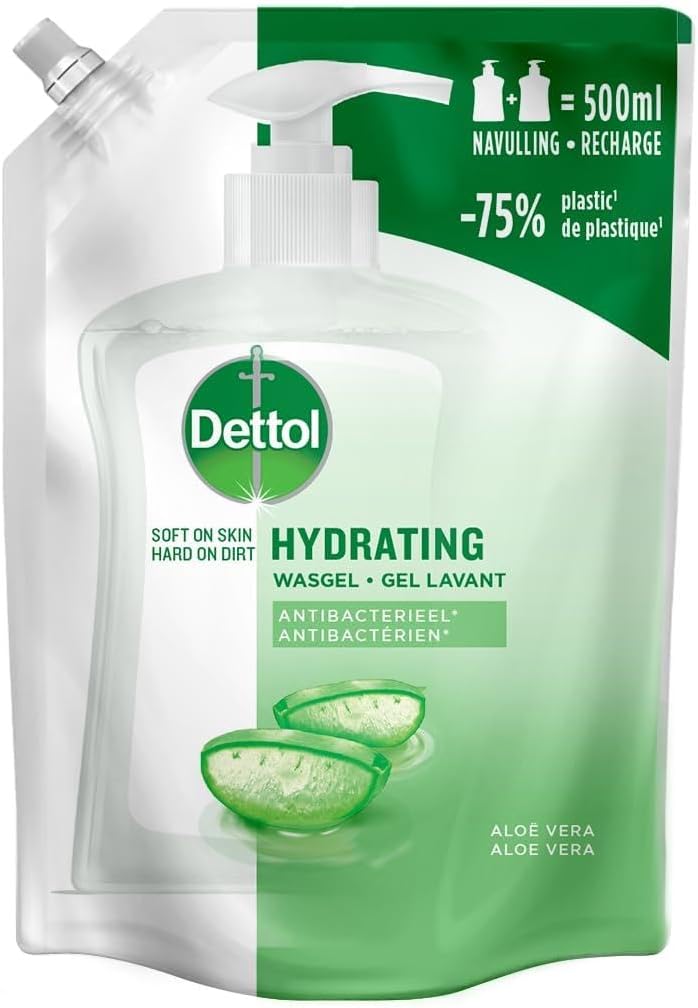 Dettol mydlo na ruky náhradná náplň - aloe vera - 500ml