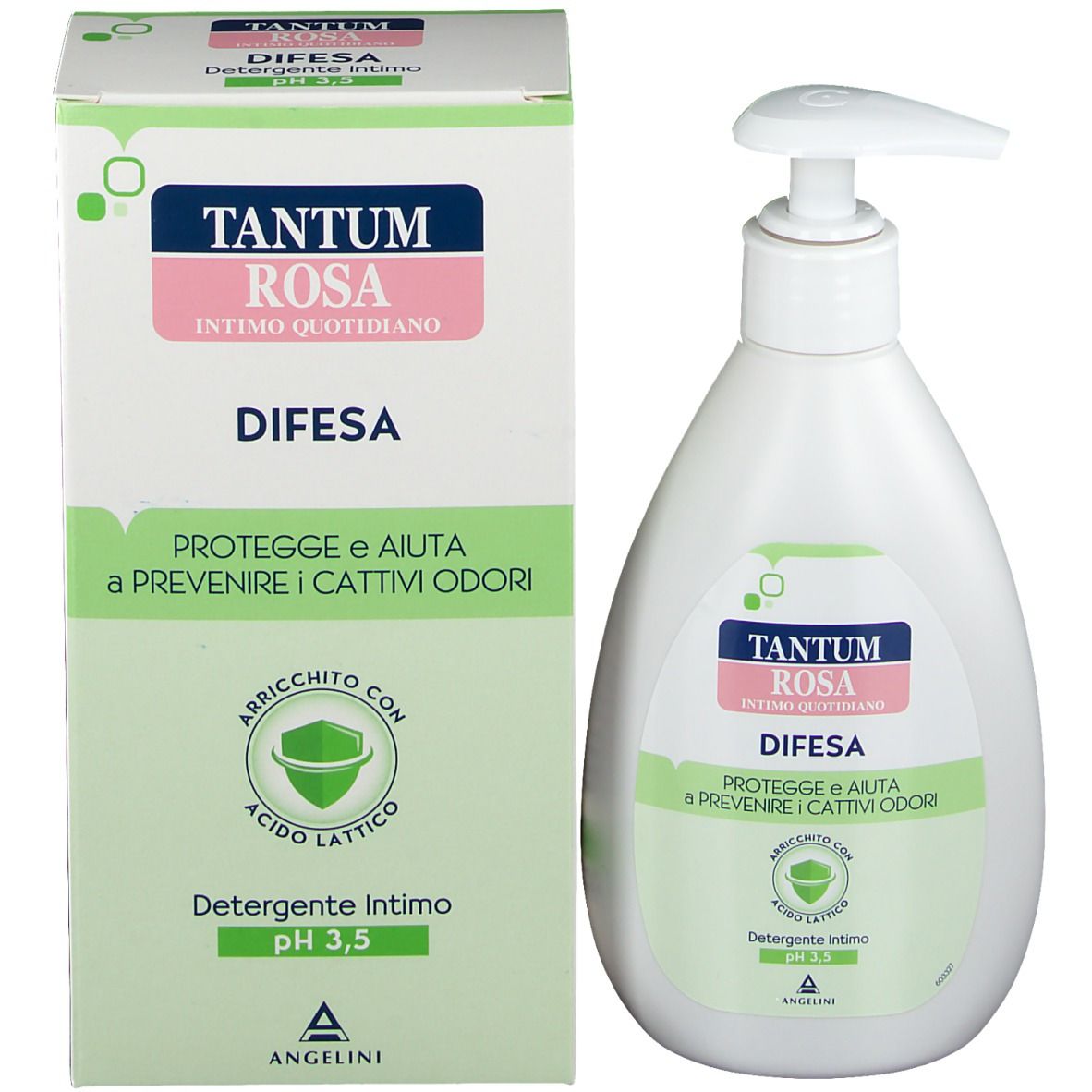 ANGELINI Tantum Rosa Defence Intímny čistiaci prostriedok pH 3,5 - 200 ml-poškodená krabica