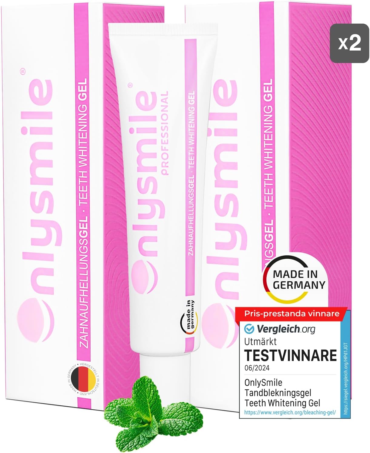 Onlysmile gél na bielenie zubov, 2x40 ml