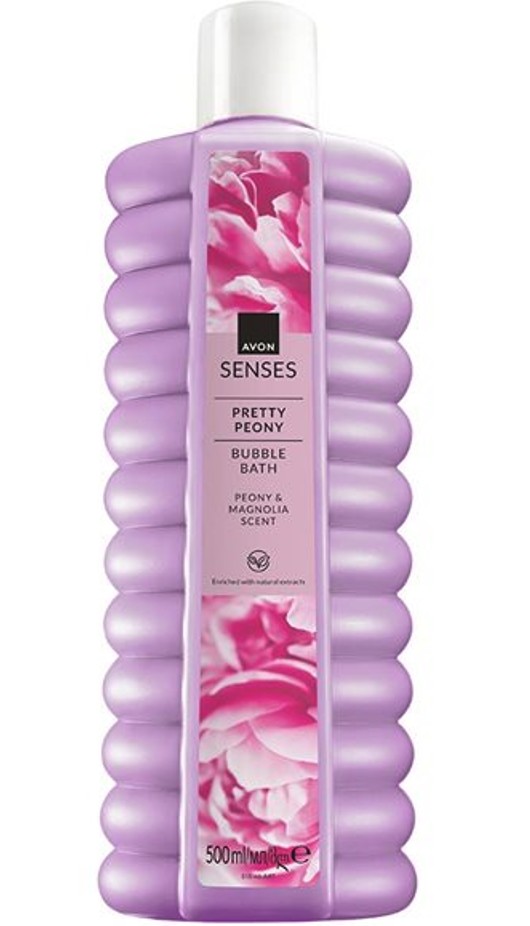 Avon Senses PRETTY PEONY sprchový gél ružová pivonka a lupienky magnólie 500 ml