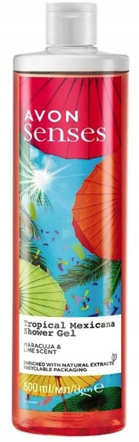 AVON Sprchový gél SENSES Tropická Mexicana 500 ml