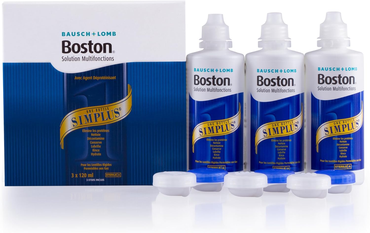 Bausch & Lomb Boston Conditioner roztok pre kontaktné šošovky 3 x 120ml