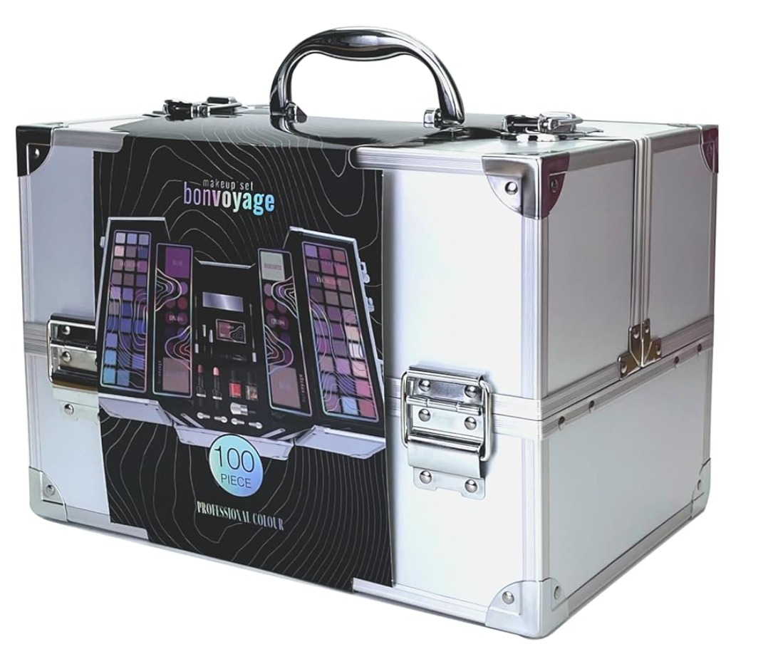 BONVOYAGE BON VOYAGE Makeup kufrík, 100 produktov, (poškodené produkty)