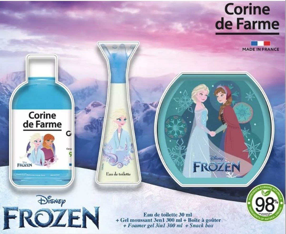 Corine De Farme Ľadové kráľovstvo darčeková sada-poškodená krabica
