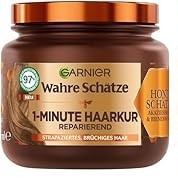 Garnier Wahre Schätze regeneračná 1-minútová starostlivosť o vlasy pre lámavé a poškodené vlasy, s akátovým medom a včelím voskom pre menšie štiepenie a lámanie, 340ml