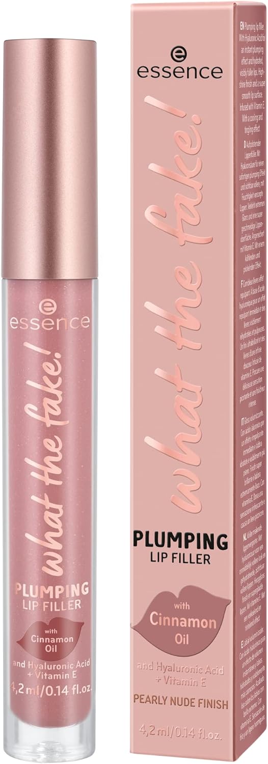 essence what the fake! Plniaci lesk na pery, č. 02, nude 4,2 ml