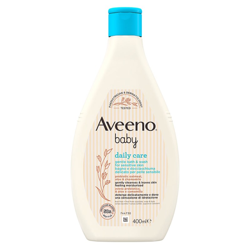Aveeno Baby Denná starostlivosť na vlasy a telo 400 ml