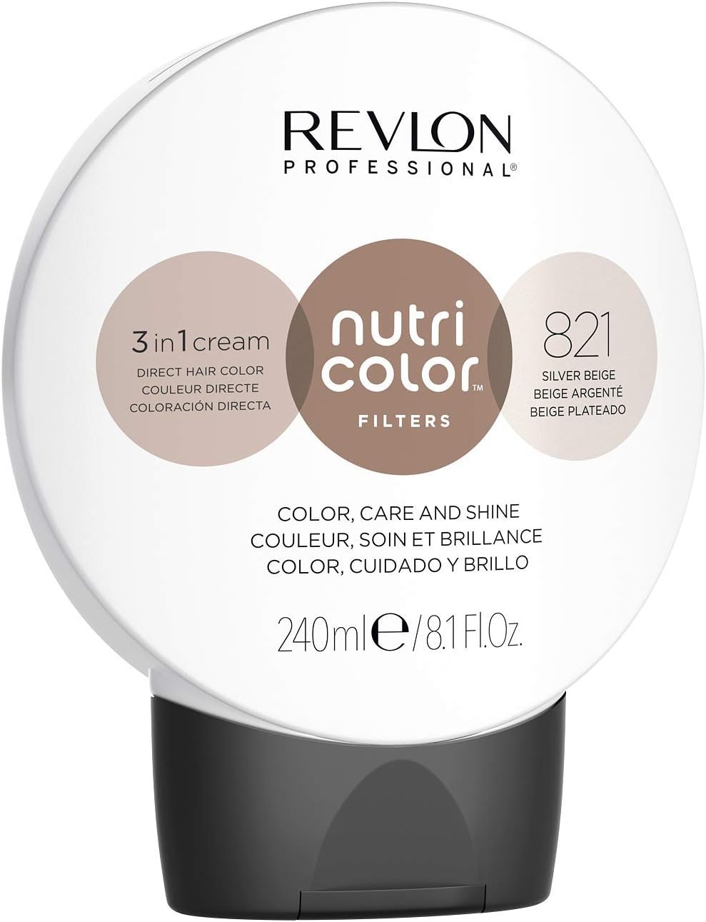 Revlon Professional Nutri Color Filters č.821 Strieborno-béžová 240ml