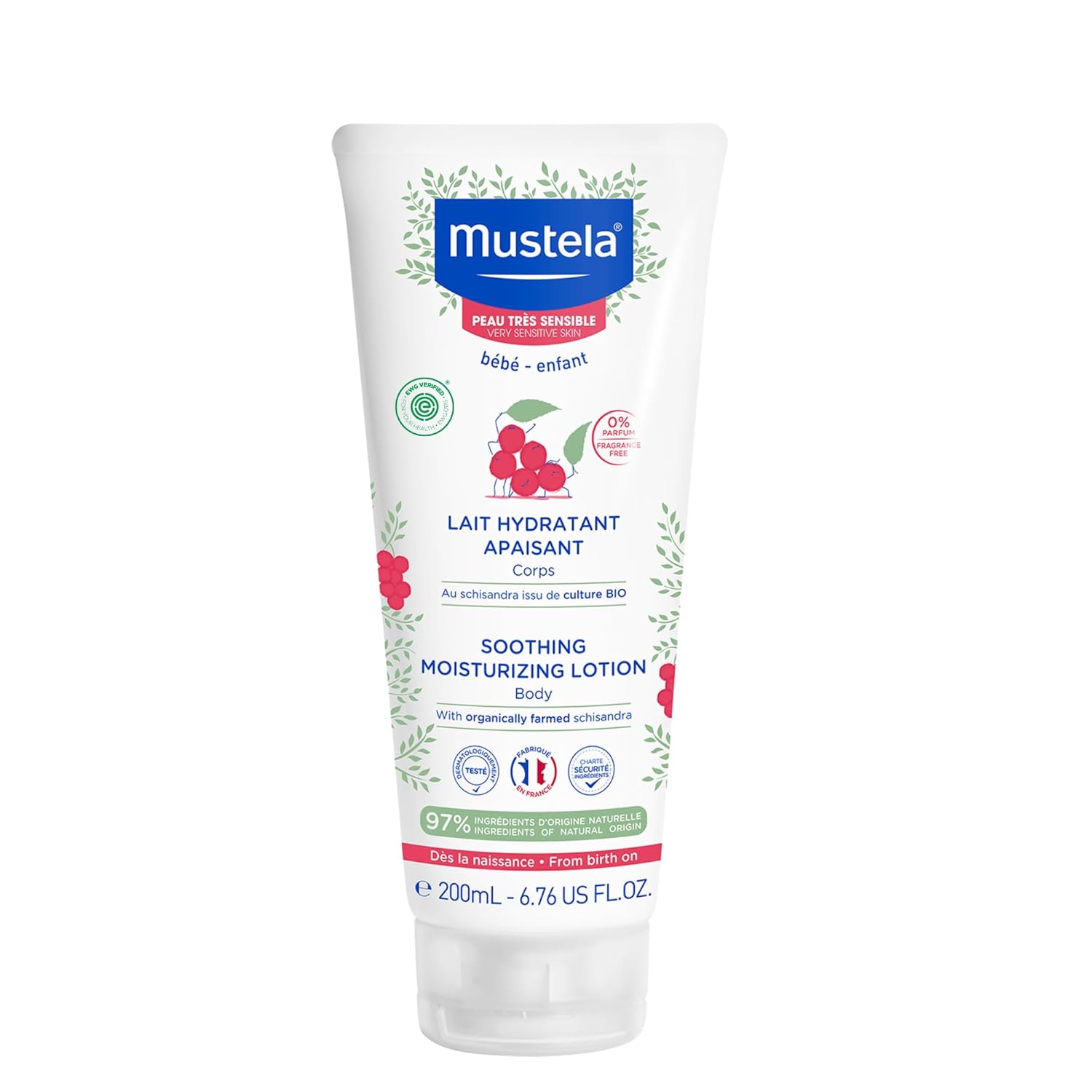Mustela Hydra Bébé Telové mlieko 200 ml