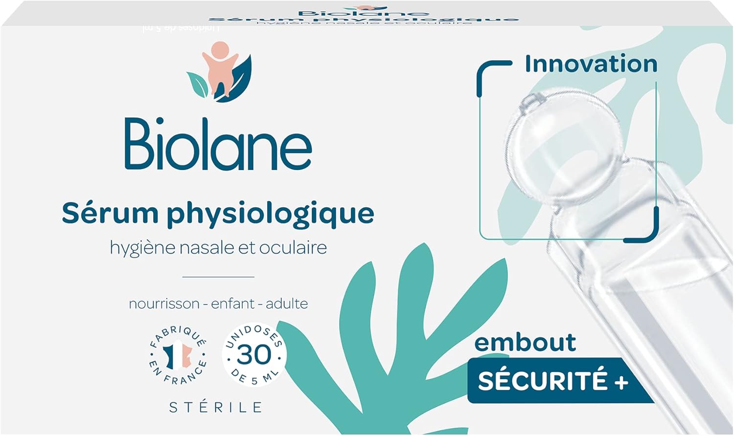 Biolane Fyziologický roztok 30 x 5 ml jednorazová dávka