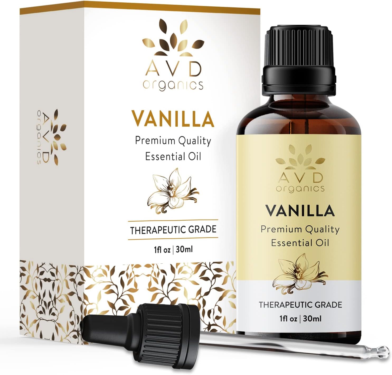 AVD Organics Esenciálny olej s vanilkou 30 ml