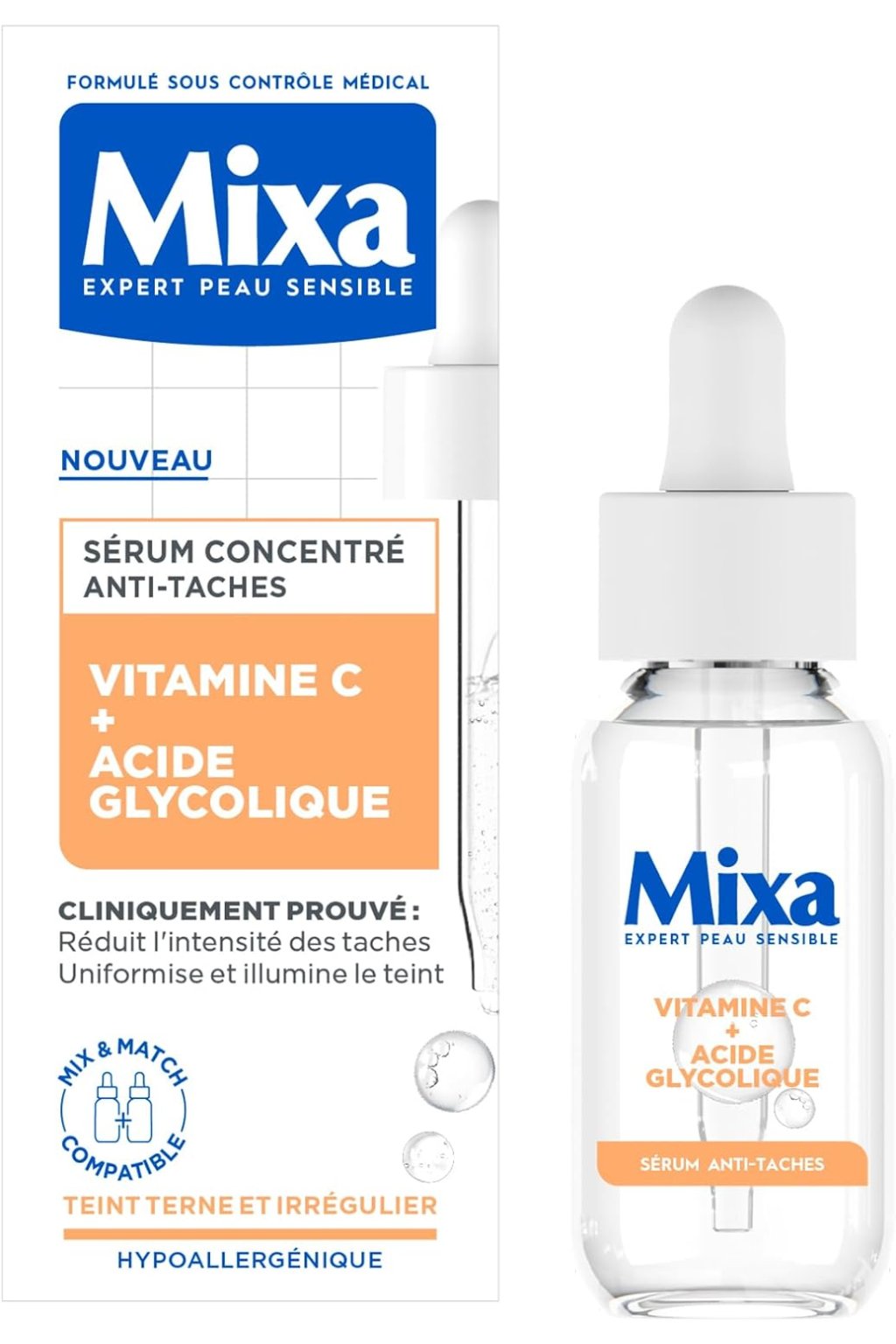 Mixa -expert vitamin c sérum proti škvrnám 30ml BEZ KRABIČKY!