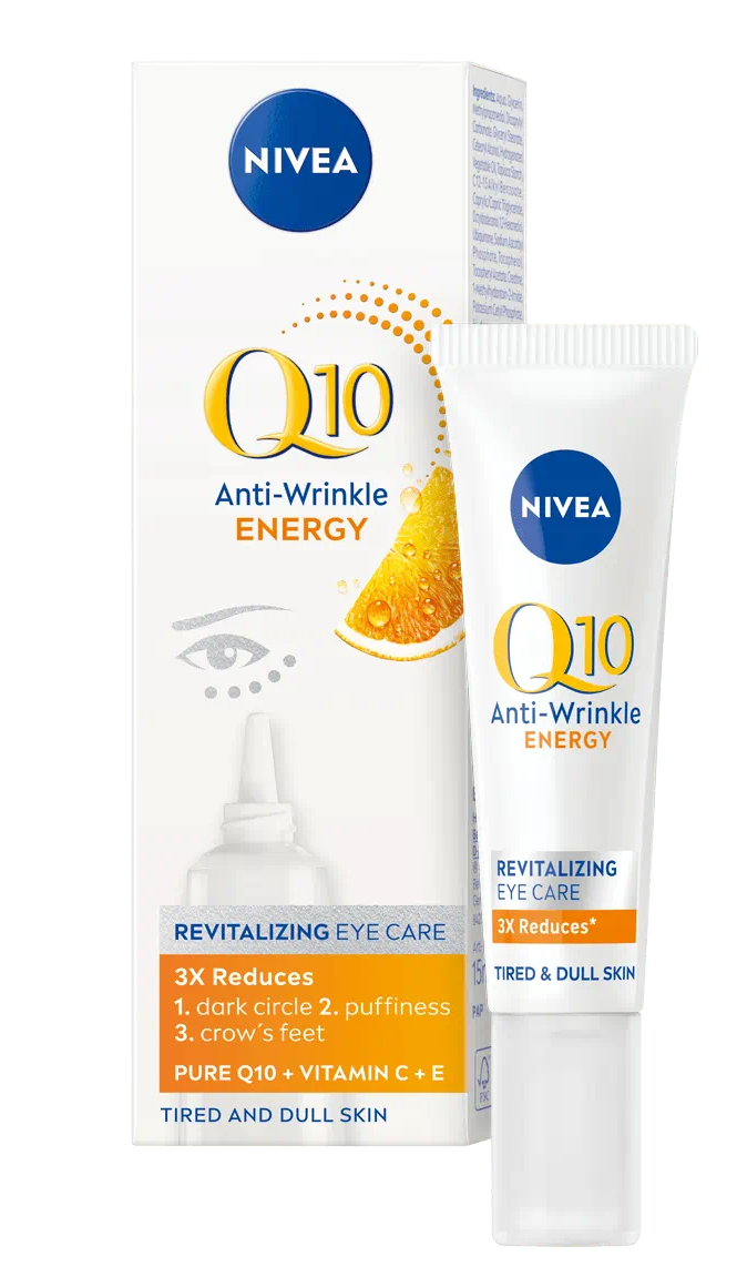 Nivea Energizujúca očná starostlivosť proti vráskam Q10, 15ml