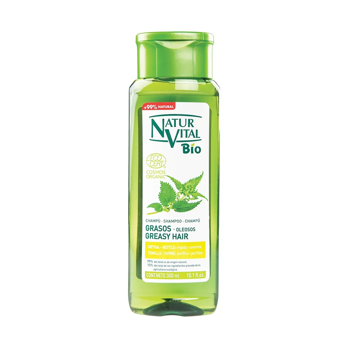 NaturVital Bio šampón pre mastné vlasy, 300ml