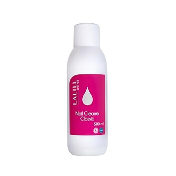 LALILL Čistič nechtov, 500 ml, Odmasťovač + tampóny na nechty + dávkovač