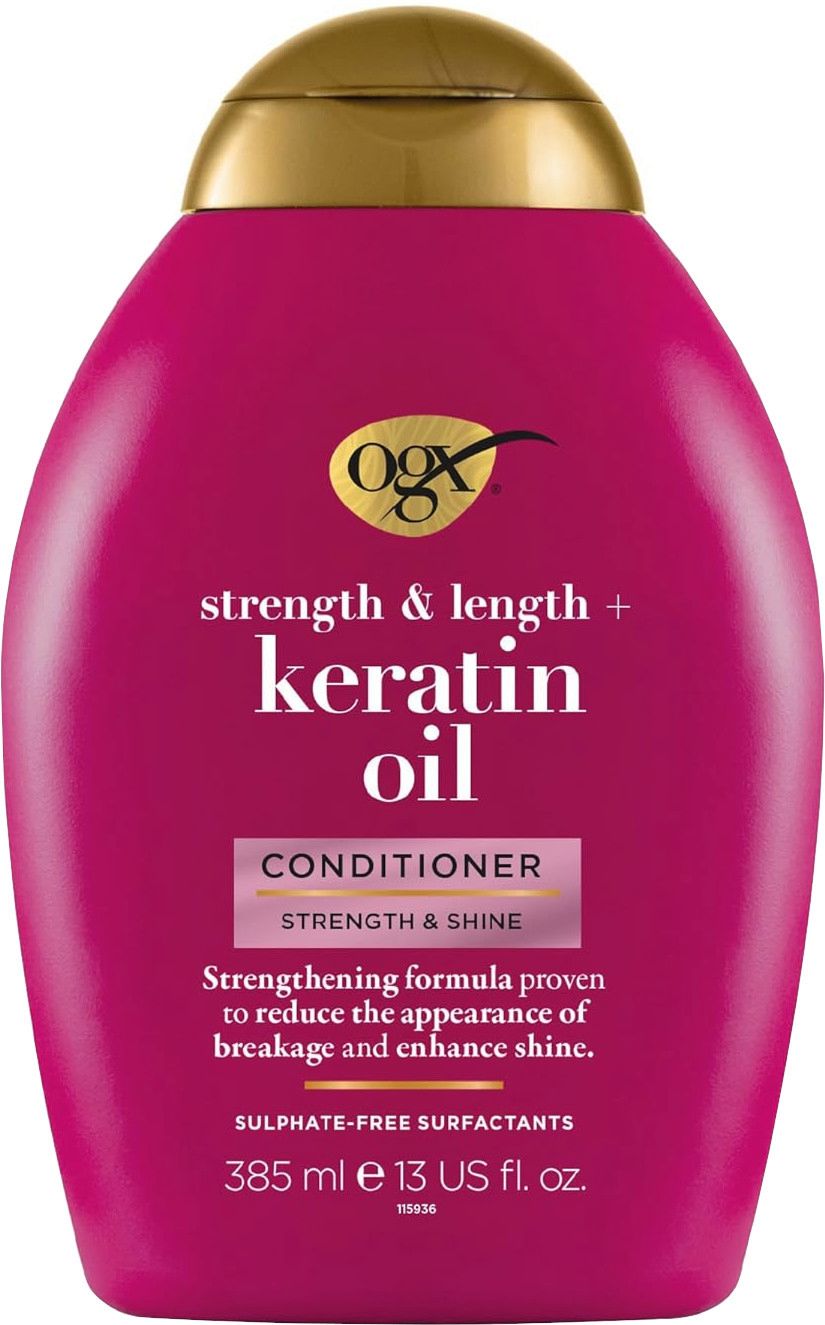 OGX OGX- posilňujúci kondicionér s keratínom a argánovým olejom 385ml