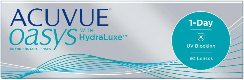 ACUVUE OASIS denné kontaktné šošovky s 1,5 DPT a BC 9, UV ochranou a pohodlným nosením, 30ks