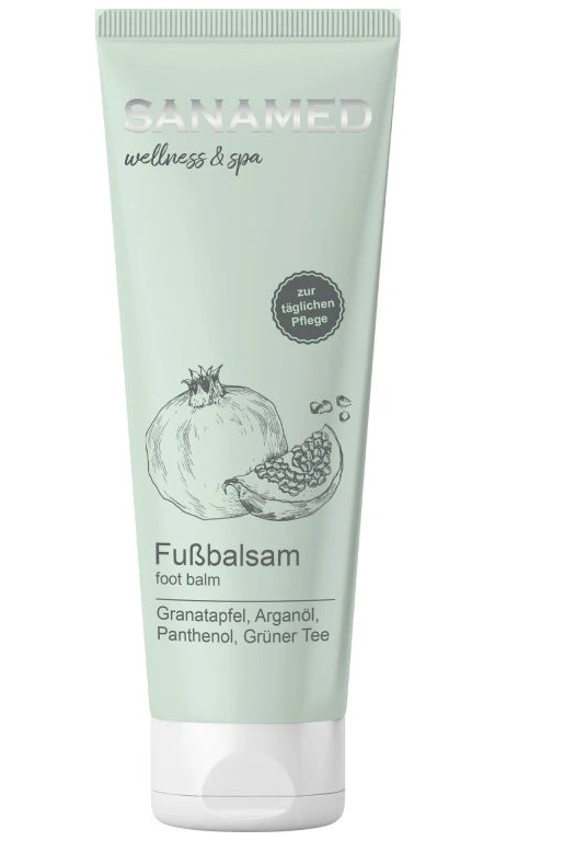 Caremed SANAMED Regeneračný krém na nohy granátové jablko 150ml