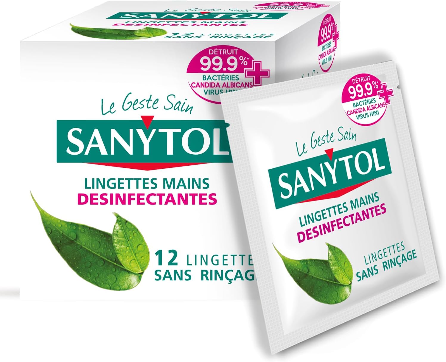 Sanytol Vlhčené obrúsky s dezinfekčným účinkom 12 ks