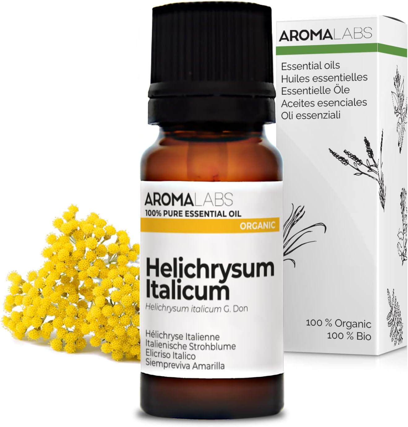 Aromalabs BIO - Esenciálny olej Helichrysum Italicum - 10 ml