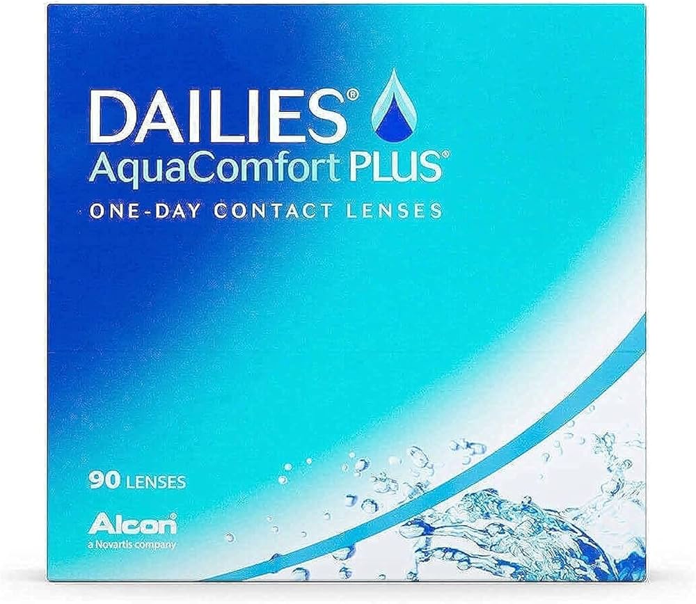 DAILIES Dailies, AquaComfort Plus,Kontaktné šošovky, 90ks,-3,00