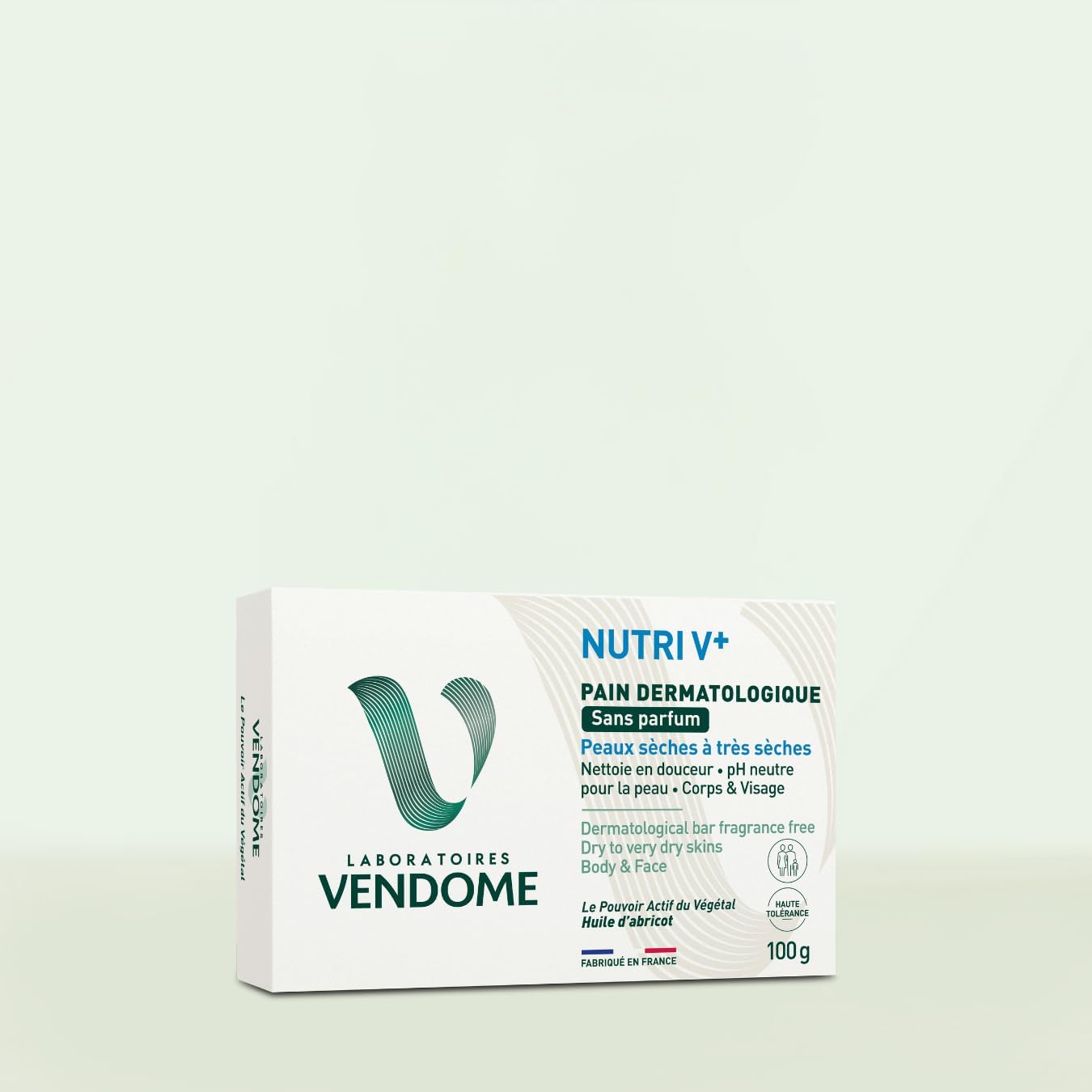 NUTRI V+ - Dermatologická tyčinka jemne čistí a vyživuje 100g