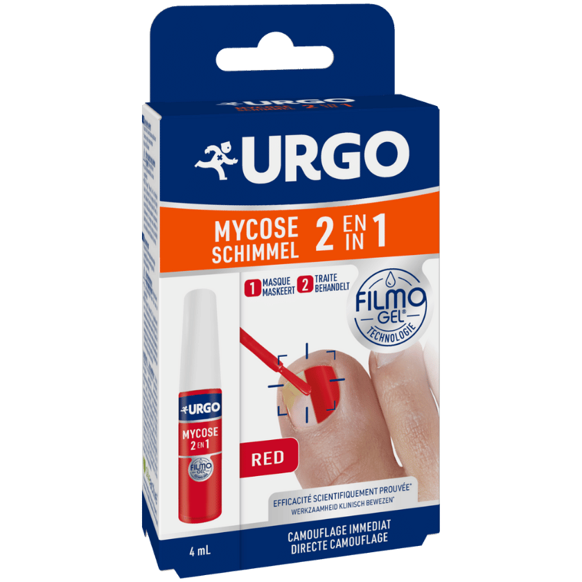 Urgo Filmoge Nail Fungus 2 v 1 červený - 4 ml